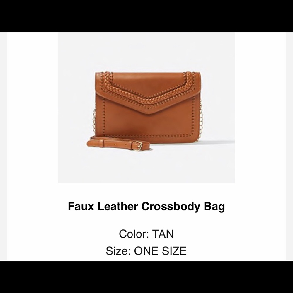 Tan Leather Cross Body NWT